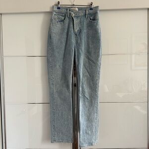 Curve Love 90s Straight Ultra-High Rise Criss Cross Jeans